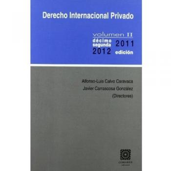 DERECHO INTERNACIONAL PRIVADO VOLÚMEN II.