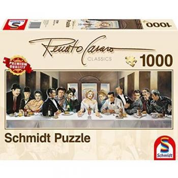 Schmidt Spiele (57291) - Renato Casaro: Dinner - 1000 pieces puzzle
