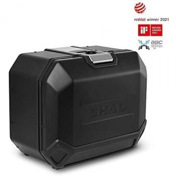 Shad D0TR47100RB Maleta Lateral Derecha TR47R Terra Edition, Black Aluminio