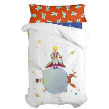 Juego Nórdico Le Petit Prince 2 Piezas Multicolor 180x220 cm | 100% Algodón | 150 TC | Fabricado en España