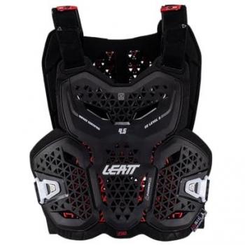 Protector de pecho Leatt 4.5 Evo ventilado con inserciones rígidas - Negro (L XL)