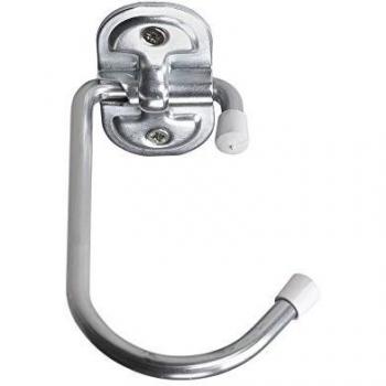Sauvic 01521 - Gancho multiusos Rueda Bici,Acero Zincado,color acero, 13 x 2 x 6 cm