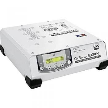 Cargador de Baterías GYSFLASH 50.24 HF con Cables de 5,0m