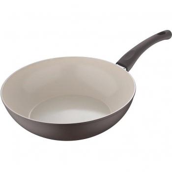 Wok 28x7.5cm Aluminio Forjado Ind Natur