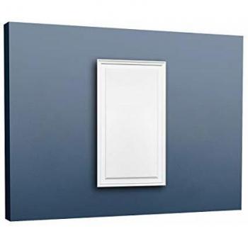 Panel decorativo ORAC D507 para revestimiento de puertas y paredes, dimensiones 55x90.5 cm, color blanco pretratado