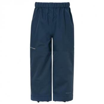 VAUDE Kids Caprea Unisex Rain Pants - Dark Sea - Size 92