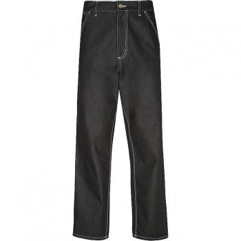 Carhartt WIP Loose-Fit Black Denim Jeans for Men, Size 36/L32
