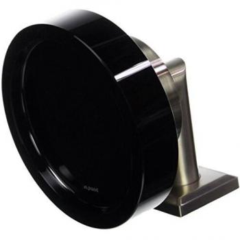 Pomdor - Jabonera Timeless pvd niquel Mate - Negro Heritage
