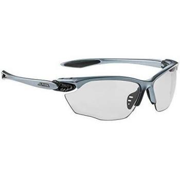 ALPINA Fahrradbrille Twist Four VL+ Gafas, Unisex, Black-Grey CV, Talla única