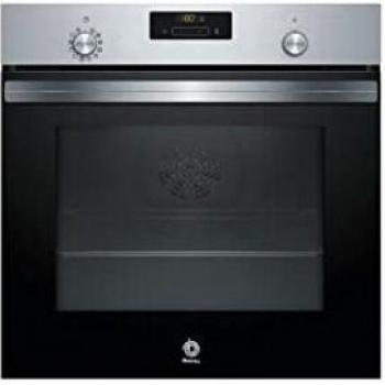 Balay 3HB4841X2 - Horno, Multifunción, A, Encastrable, 60 cm, 71 l, 7 F, Pirólisis y Aqualisis, Ap. Abatible, Acero inoxidable, Control Comfort, 10 recetas, Mandos Ocultables, Lanzamiento 2022