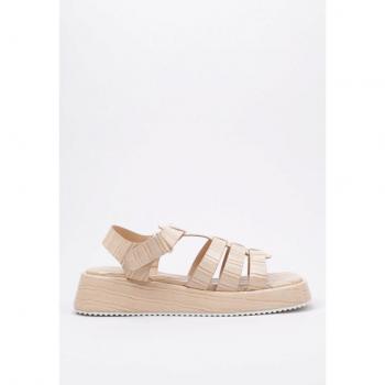 Sandalia de Plataforma Krack Core RESIN para mujer en color Beige