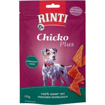 RINTI Chicko Plus Garlic Triangles for Dogs - Economy Pack: 3 x 225 g
