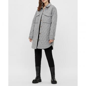 Chaqueta de mujer larga acolchada Object Vera Owen Long Quilted