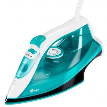Plancha de Vapor Thulos TH-PV2215 con Suela de Revestimiento Cerámico, 2200W, Color Verde