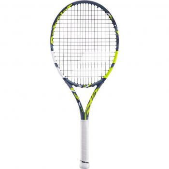 Raqueta Babolat Aero Junior 26 - Raqueta de tenis juvenil, tamaño 26 pulgadas, diseñado para jugadores jóvenes con un enfoque en la potencia y el control, estructura ligera y duradera, tecnología Aeromodular para una mejor aerodin
