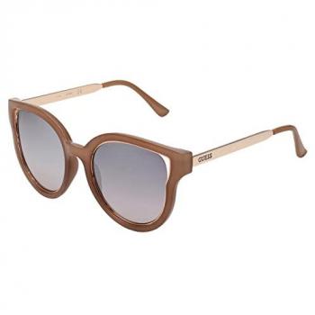Guess GF0323 Brown Mirrored Butterfly Sunglasses, Unisex, One Size