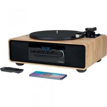 Minicadena Thomson MIC300TT 60W con Tocadiscos, Bluetooth, Radio FM, CD, MP3 y USB