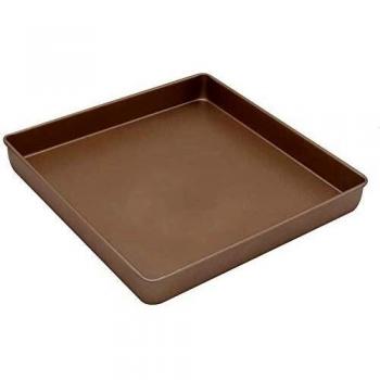 Molde Cuadrado de 28 cm con Revestimiento Antiadherente – Molde para Hornear Cuadrado, Bandeja Multifuncional para Amantes de la Repostería, Pastel/Pan/Pizza/Galleta/Herramienta de Cocina