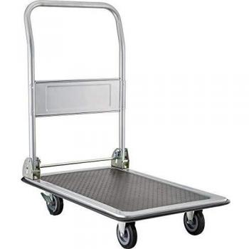 Carro de Plataforma Plegable 150 kg 740x470 mm con Ruedas de PP