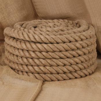 Cuerda de yute 25 m de longitud y 40 mm de grosor