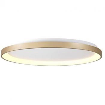 Plafón LED Aro Dorado Niseko 90 cm, 78W, 3000K, 6200lm, Garantía de 3 años