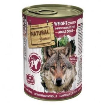 Comida Húmeda Perros Prescripción Veterinaria Control Peso 100% Natural SIN Cereales Pack 6 latas 400 grs