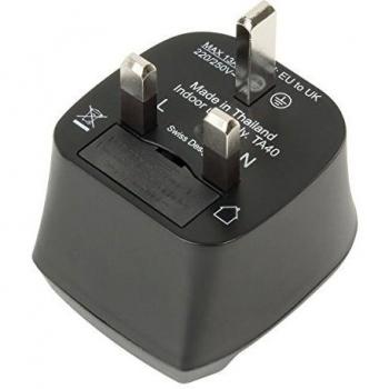 Ansmann 1250-0001 - EU to UK travelplug, Adaptador para Viajes a Gran Bretaña, England