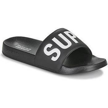 Superdry - Chanclas de hombre Core Vegan Pool Slide en color negro