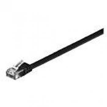 Cable de red Microconnect V-UTP6015S-FLAT 1,5 m Cat6 U/UTP (UTP) Negro