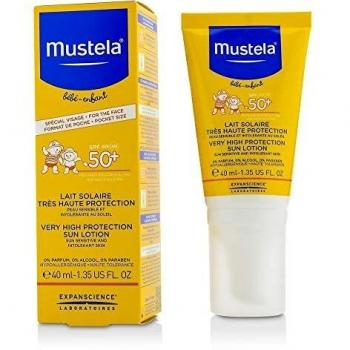 Mustela Protector Solar Facial para Niños de Alta Protección SPF50+ 40ml