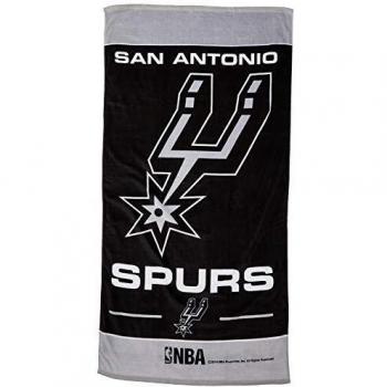 NBA - Toalla de Playa de Fibra, Negro, 9lb/30 x 60
