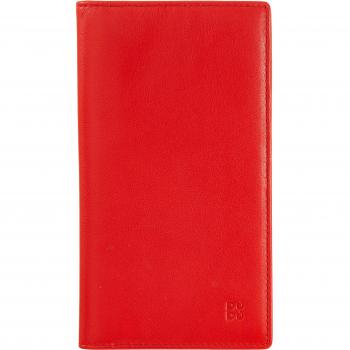Cartera grande de mujer Dudu de piel con cremallera interior, anti RFID, 16 bolsillos para tarjetas de crédito, color azulejo