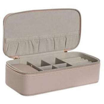 Caja-Joyero Home ESPRIT Rosa claro 20,5 x 10 x 6 cm (2 Piezas)