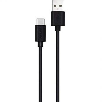 PHILIPS DLC3106A/00 - Cable USB-A a USB-C - 200 cm - Negro