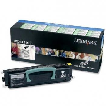 Lexmark Black Toner Cartridge X203A21G (Yield 2,500 pages)