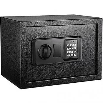 Caja Fuerte,14L 35*22*24cm con Cerradura Electrónica y Llave de Emergencia,Montable en la Pared,Súper Seguridad,Caja de Seguridad Podría Almacenar Documentos Importantes,Yoyas,Efectivo etc