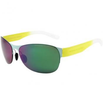 Porsche Design P8581 D Women's Sunglasses Green Size 64