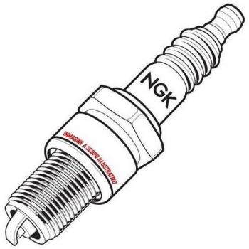 NGK CR10E Standard Spark Plug 6264 - Set of 4
