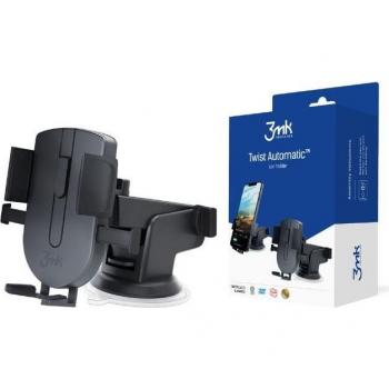 Soporte Automático para Smartphone 3MK Twist Negro