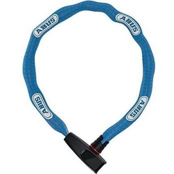Abus Unisex - Adulto 6806K/75 Candado de Bicicleta Azul Neón 75 cm
