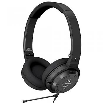 SoundMAGIC P23BT Auriculares Bluetooth de Diadema, micrófono con cancelación de Ruido CVC, Sonido de Alta fidelidad, conexión inalámbrica Estable, Tiempo de reproducción prolongado, Negro