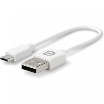 eSTUFF ES80124 - Cable Micro USB de 0.15 m, Color Blanco