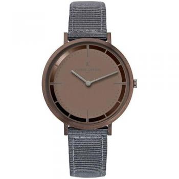 Pierre Cardin Gray Men Sporty Gunmetal Analog Watch with Textile Strap