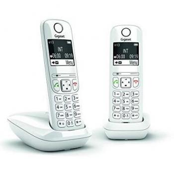 Teléfono Inalámbrico Gigaset AS690 Duo Blanco
