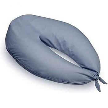Cojin De Lactancia Luna 80x185x16 cm Sky Celeste/Lluvia