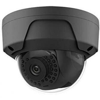 Cámara domo PoE de 4 Mpx compatible con ONVIF, visión nocturna por infrarrojos, aplicación para teléfono móvil