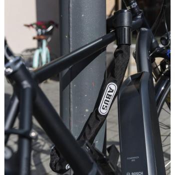 Abus CityChain 1010 Lock - Size: 140cm - Color: Black/White - Male