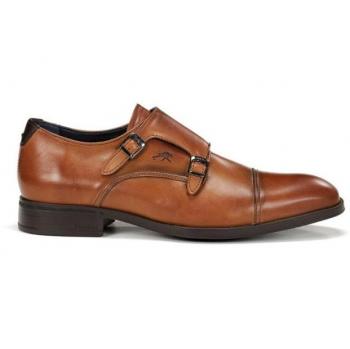 Mocasín Plano Fluchos para Hombre en Cuero Negro, Modelo F1838 39
