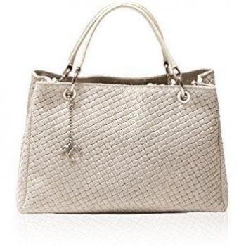 Renata Corsi Bolso asa de mano Detalle Beige Claro Única