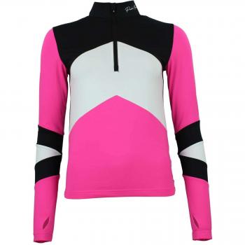 Peak Mountain Women's Zip Long Sleeve Base Layer T-Shirt